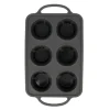 Moule silicone 6 muffins Ø 7 cm-Cerf Dellier Outlet