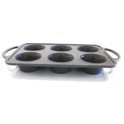 Moule silicone 6 muffins Ø 7 cm-Cerf Dellier Outlet