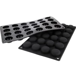 Moule silicone 24 pomponettes-Cerf Dellier