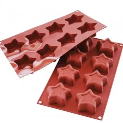 Moule silicone 8 étoiles-Cerf Dellier Online