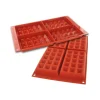 Moule silicone gaufres liégeoises-Cerf Dellier Discount
