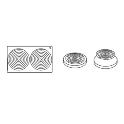 Moule silicone Ipnosi moyen Pavoni-Cerf Dellier Best