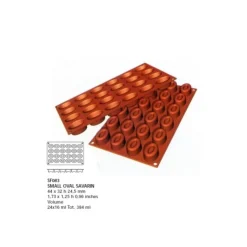 Moule silicone mini savarins ovales-Cerf Dellier Discount