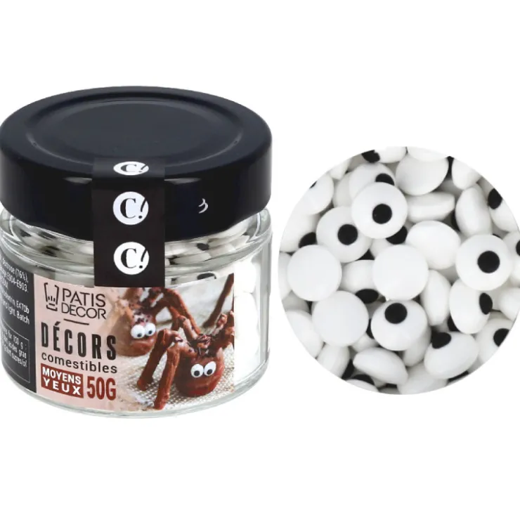 Moyens yeux comestibles 50 g-Cerf Dellier Clearance