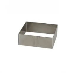 Nonnette carrée inox 80 x 80 mm-Cerf Dellier Clearance