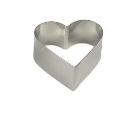 Nonnette coeur inox 65 x 30 mm-Cerf Dellier Online