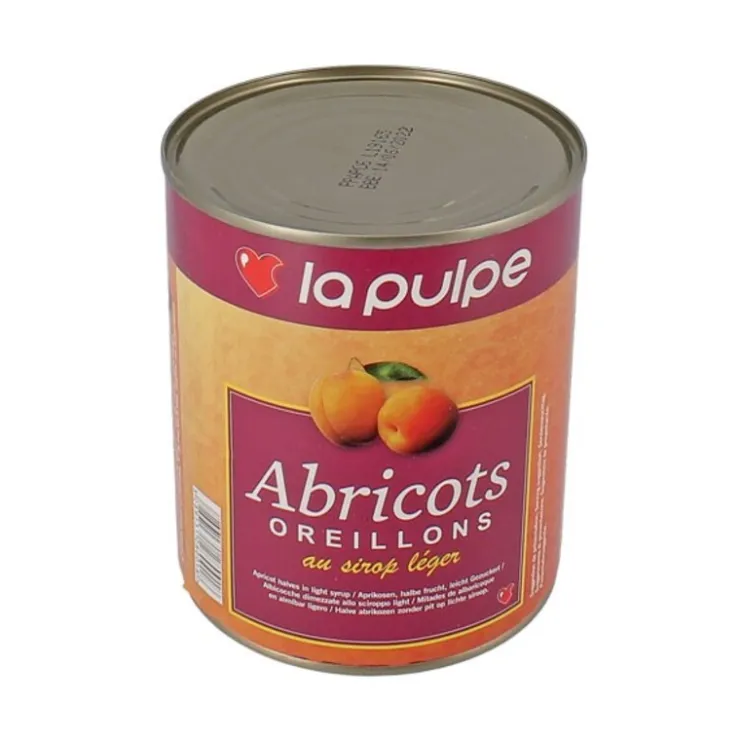 Oreillons d'abricots au sirop léger La Pulpe-Cerf Dellier Outlet