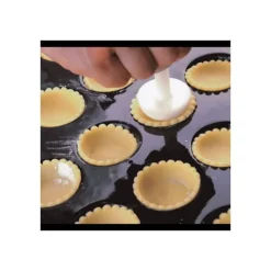 Outil de fonçage 2 têtes polypropylène pour tartelettes unies et barquettes-Cerf Dellier Clearance