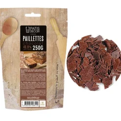 Paillettes Chocolat 250 g-Cerf Dellier