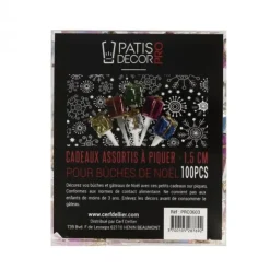 Paquets cadeau assortis 1,5 cm (x100)-Cerf Dellier Discount