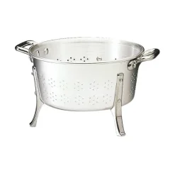 Passoire en aluminium à pieds et à anses 36 cm-Cerf Dellier Online