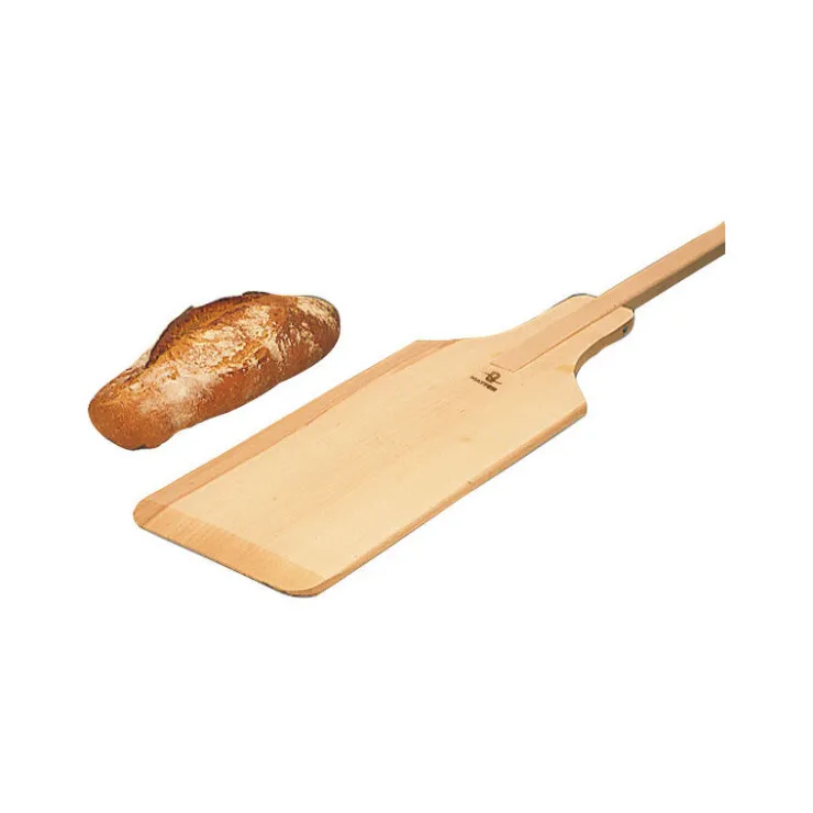 Pelle à four hêtre avec manche 60x40 cm longueur totale 3 m-Cerf Dellier Discount