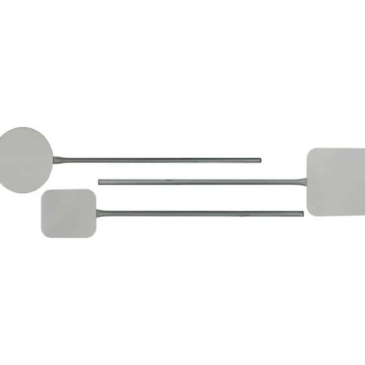 Pelle à pizza inox avec manche 92,5 cm ronde 38 cm-Cerf Dellier Discount