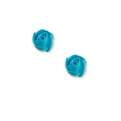 Petite rose bleue en azyme (x12)-Cerf Dellier New