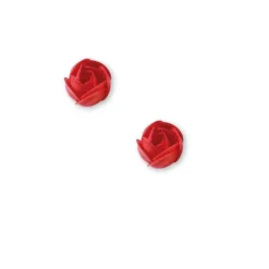 Petites roses rouges en azyme (x12)-Cerf Dellier Clearance