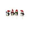 Pingouins assortis sur pique (x30)-Cerf Dellier New