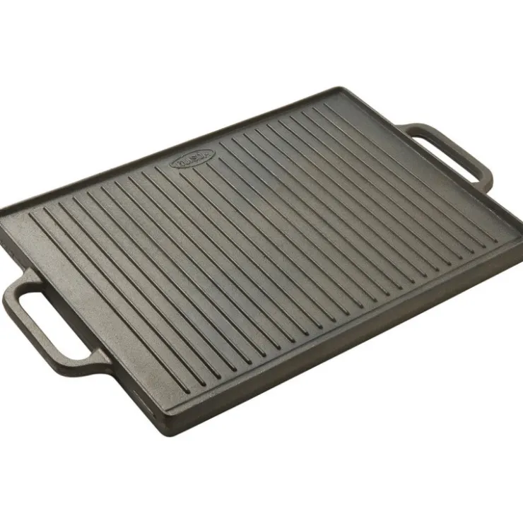 Plancha/grill rectangulaire réversible 50 x 35 cm-Cerf Dellier Sale