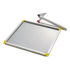 Plaque inox supplémentaire 350x350 pour cadres superposables-Cerf Dellier New