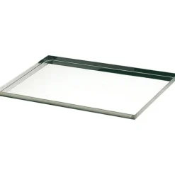 Plaque pâtissière inox bords droits 60x40 cm-Cerf Dellier Online