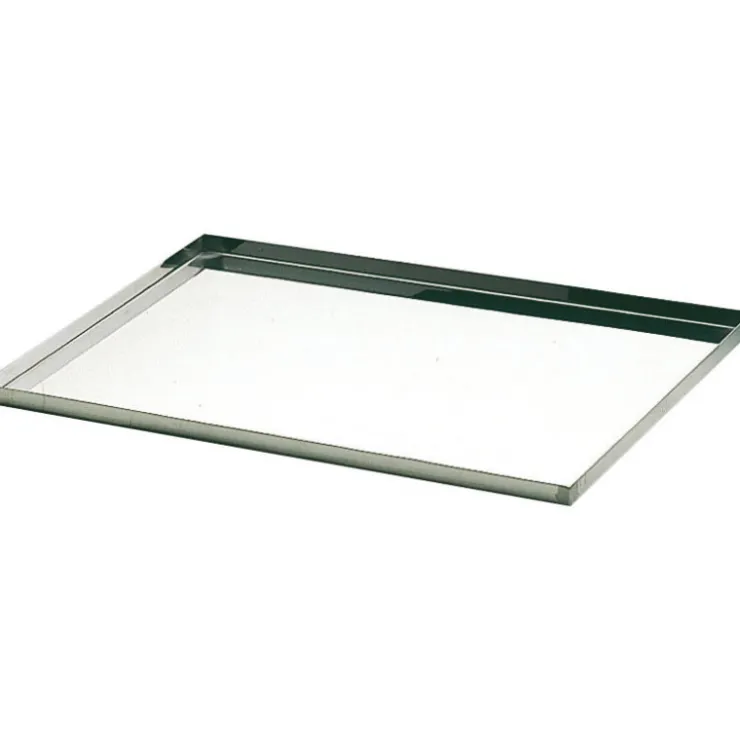 Plaque pâtissière inox bords droits 60x40 cm-Cerf Dellier Online