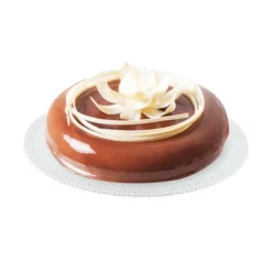 Plateau dentelle rond blanc-Cerf Dellier Hot