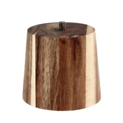 Plateau en bois H 10,5 cm Ø26 cm-Cerf Dellier Discount