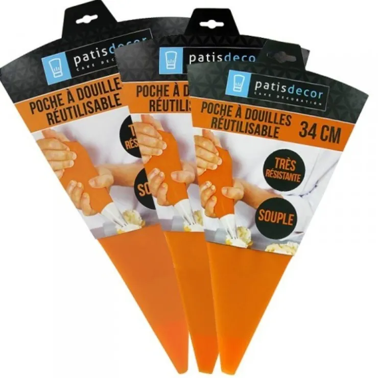 Poche a douilles réutilisable 45 cm-Cerf Dellier Discount