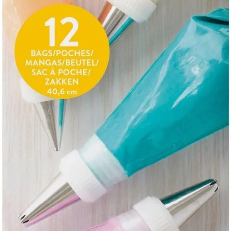 Poches à Douilles Jetables 40cm (x12)-Cerf Dellier Clearance