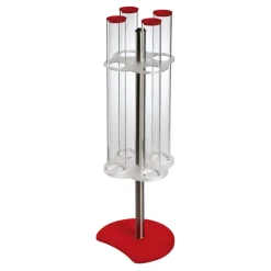 Porte-cornets à glace rotatif 4 tubes hauteur 76,5 cm-Cerf Dellier Online