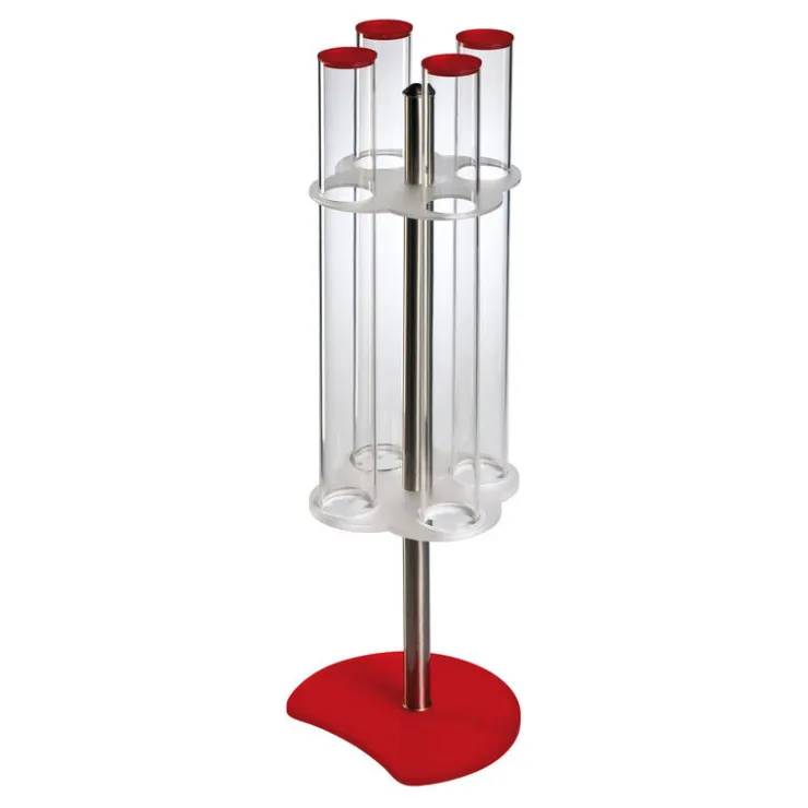 Porte-cornets à glace rotatif 4 tubes hauteur 76,5 cm-Cerf Dellier Online