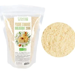 Poudre d'amande Bio 250 g - DDM 02/25-Cerf Dellier Clearance