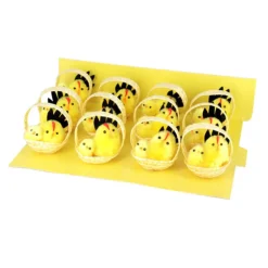 Poussins chenille plume noire (x12)-Cerf Dellier Clearance