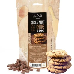 Pépites Chunks chocolat au lait Barry 250 g-Cerf Dellier Clearance
