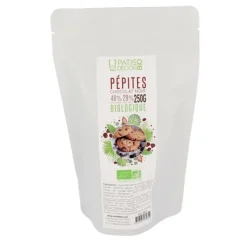Pépites de chocolat noir Bio 60 % - 250 g - DDM 01/25-Cerf Dellier Best