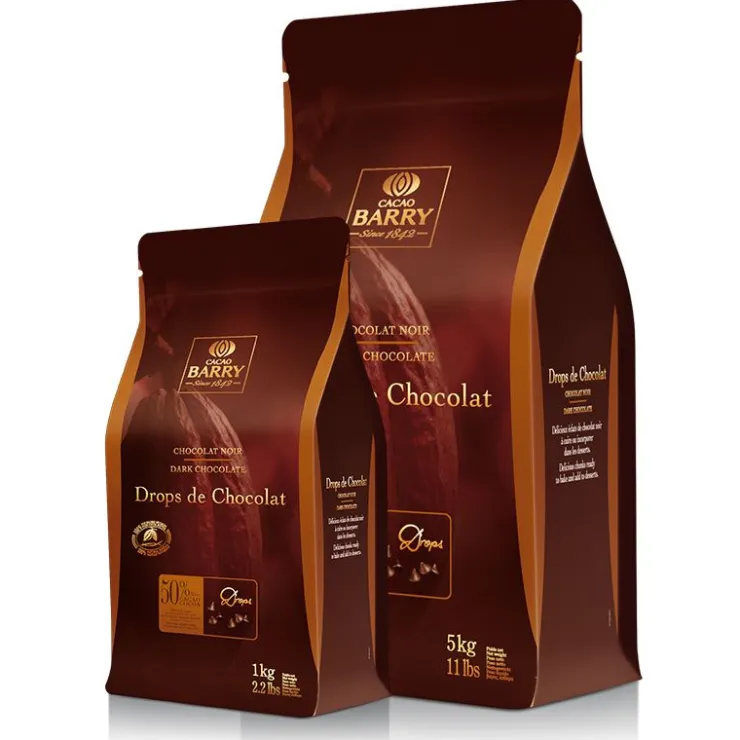 Pépites de chocolat noir drops 5 Kg-Cerf Dellier Sale