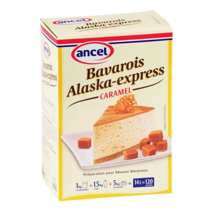 Préparation bavarois caramel Alaska 1 kg-Cerf Dellier Hot