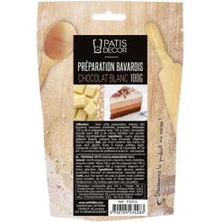Préparation bavarois Chocolat Blanc-Cerf Dellier Outlet