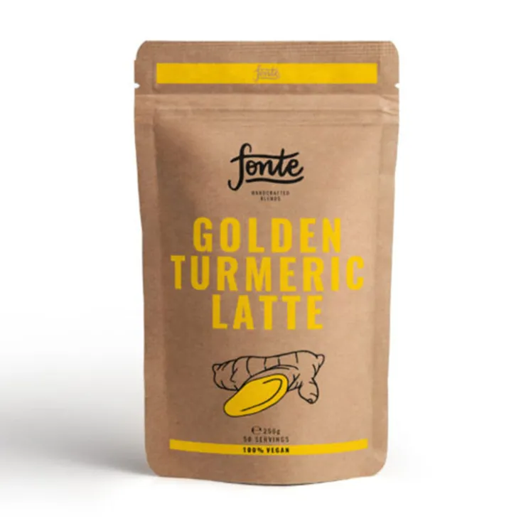 Préparation boisson latte au curcuma - 250 g-Cerf Dellier Clearance