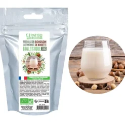 Préparation instantanée pour boisson noisette biologique 120g-Cerf Dellier Clearance