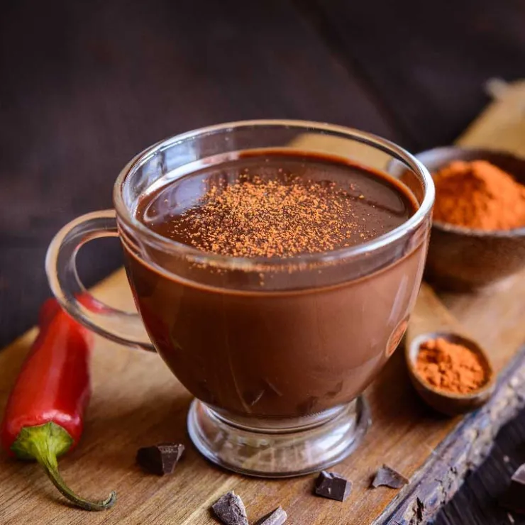 Préparation instantanée pour boisson au cacao saveur épicée mexicain - 300 g-Cerf Dellier Best