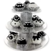 Présentoir cupcakes argent rond-Cerf Dellier Online
