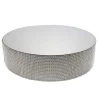 Présentoir gâteau effet miroir et contour en strass 20 cm-Cerf Dellier New