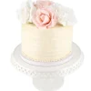 Présentoir gâteau en céramique dentelle fantaisie 25 cm-Cerf Dellier Outlet