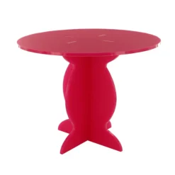 Présentoir Guéridon Fuchsia Ø 21 cm H 16 cm-Cerf Dellier Clearance