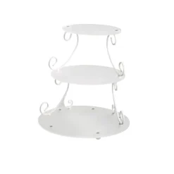 Présentoir romantique 3 plateaux ovales-Cerf Dellier Discount