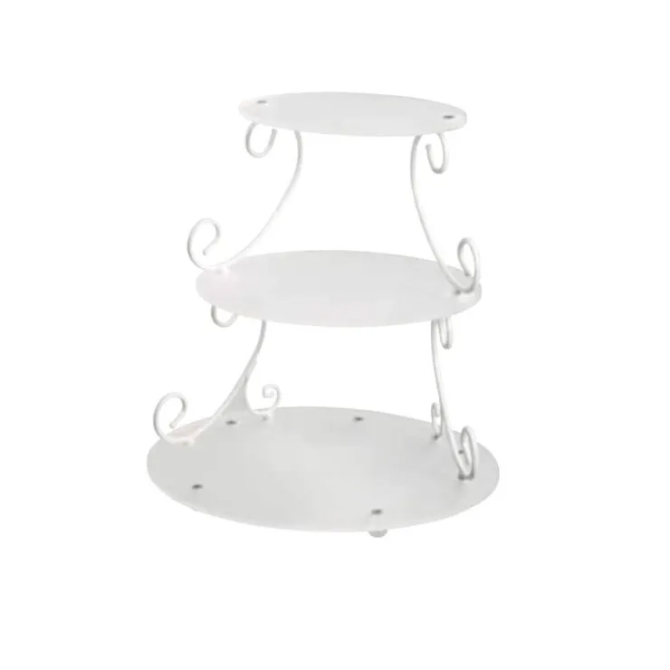Présentoir romantique 3 plateaux ovales-Cerf Dellier Discount