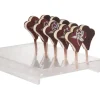 Présentoir transparent pour 24 sucettes glacées 36x16,5 cm-Cerf Dellier