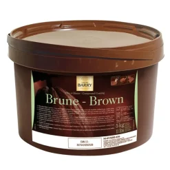 Pâte à glacer brune Barry 5 kg-Cerf Dellier