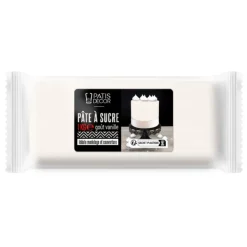 Pâte à sucre blanche premium arôme vanille 1 kg-Cerf Dellier Online