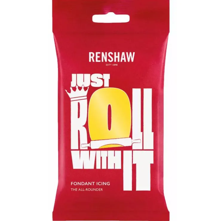 Pâte à sucre jaune Renshaw 250 g-Cerf Dellier Sale
